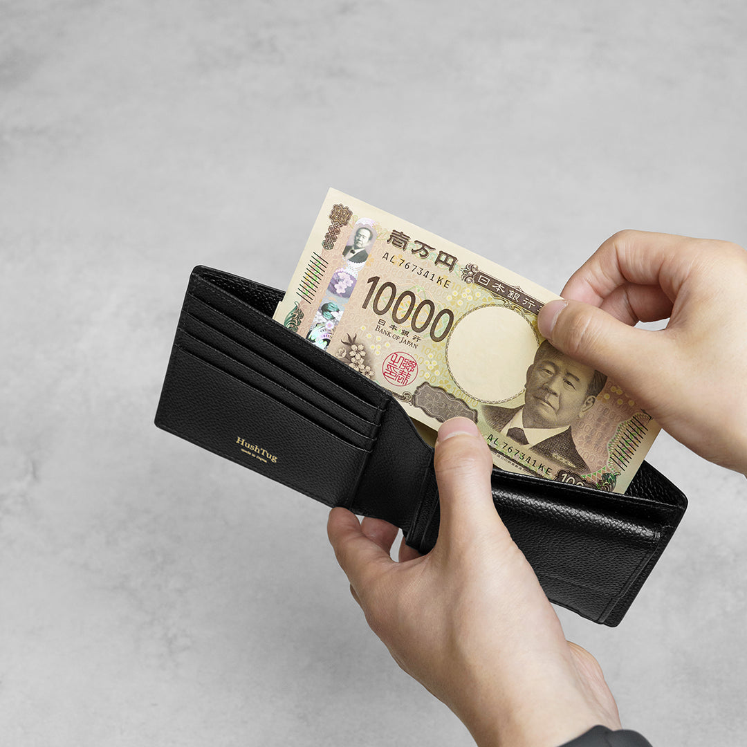 ピュアシュリンクレザー オールインウォレット ゴールド