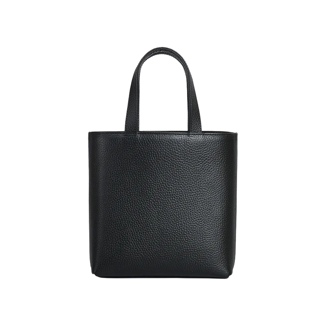 トートバッグ ハッシュタグ HushTug レザー 黒 レザートートバッグ