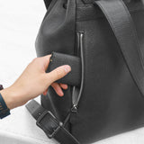 Waterproof Overlay Backpack Black