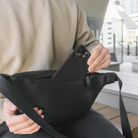 Curved Body Bag Black