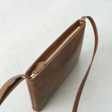 Leather sacoche, antique brown
