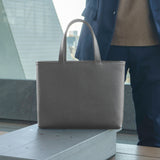 拉鍊迷你托特包,深灰色