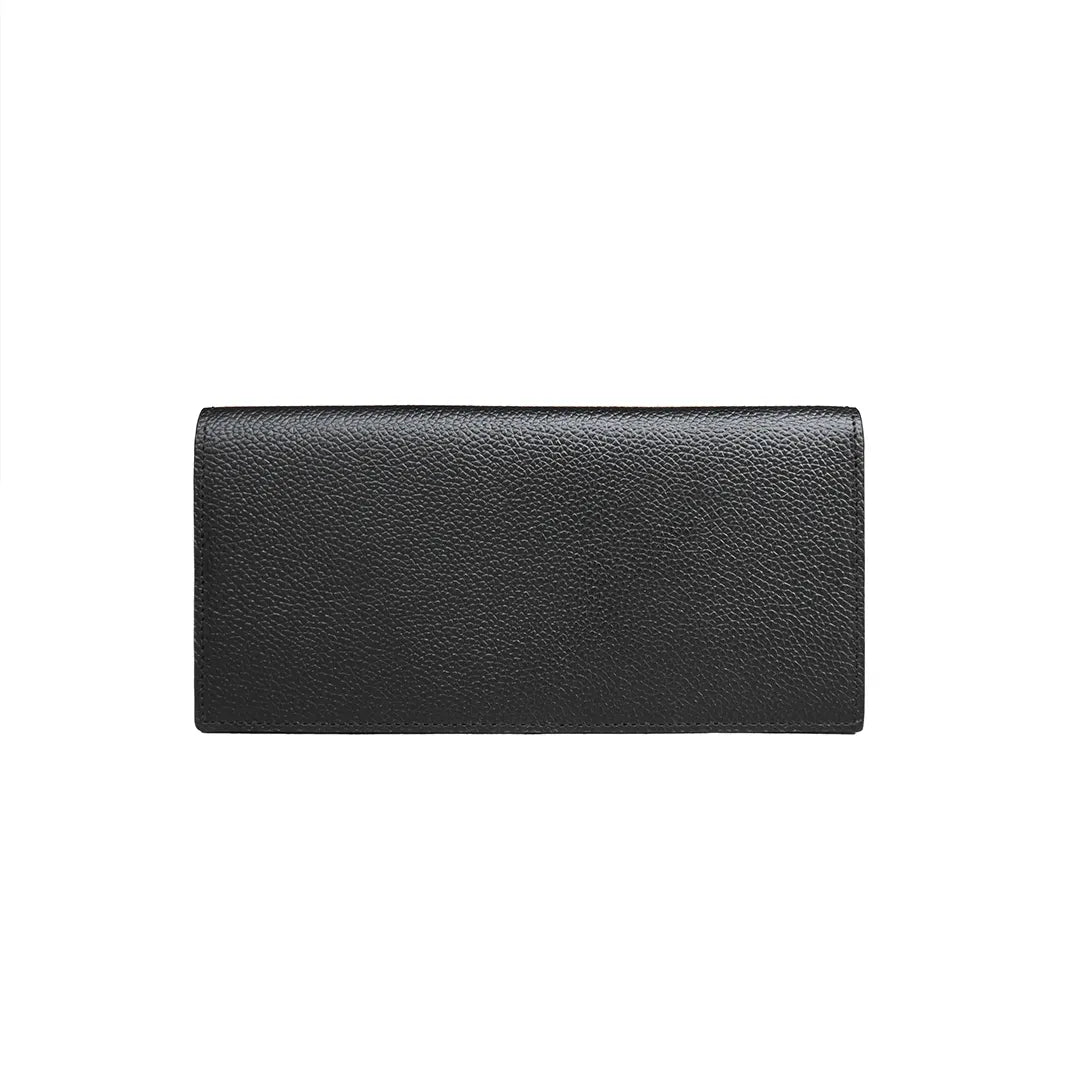 Long Wallet Black Zip