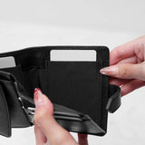 二つ折りウォレット ブラック