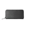 Round Zip Wallet Black