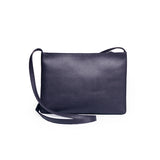 レザーサコッシュ ミディアム ネイビー