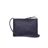 Navy Leather Sacoche