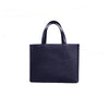 海軍藍拉鍊迷你托特包