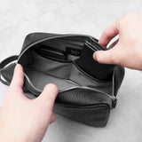 レザーサードバッグ ブラック