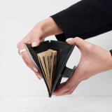 二つ折りウォレット ブラック