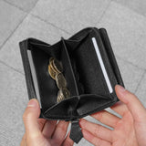 Medium Wallet Black Zip