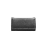 Pure Shrink Leather Key Case, Black