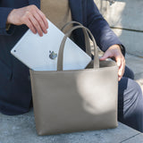 Zip Mini Tote, Taupe
