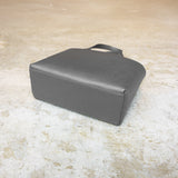 拉鍊迷你托特包,深灰色