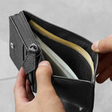 Medium Wallet Black Zip