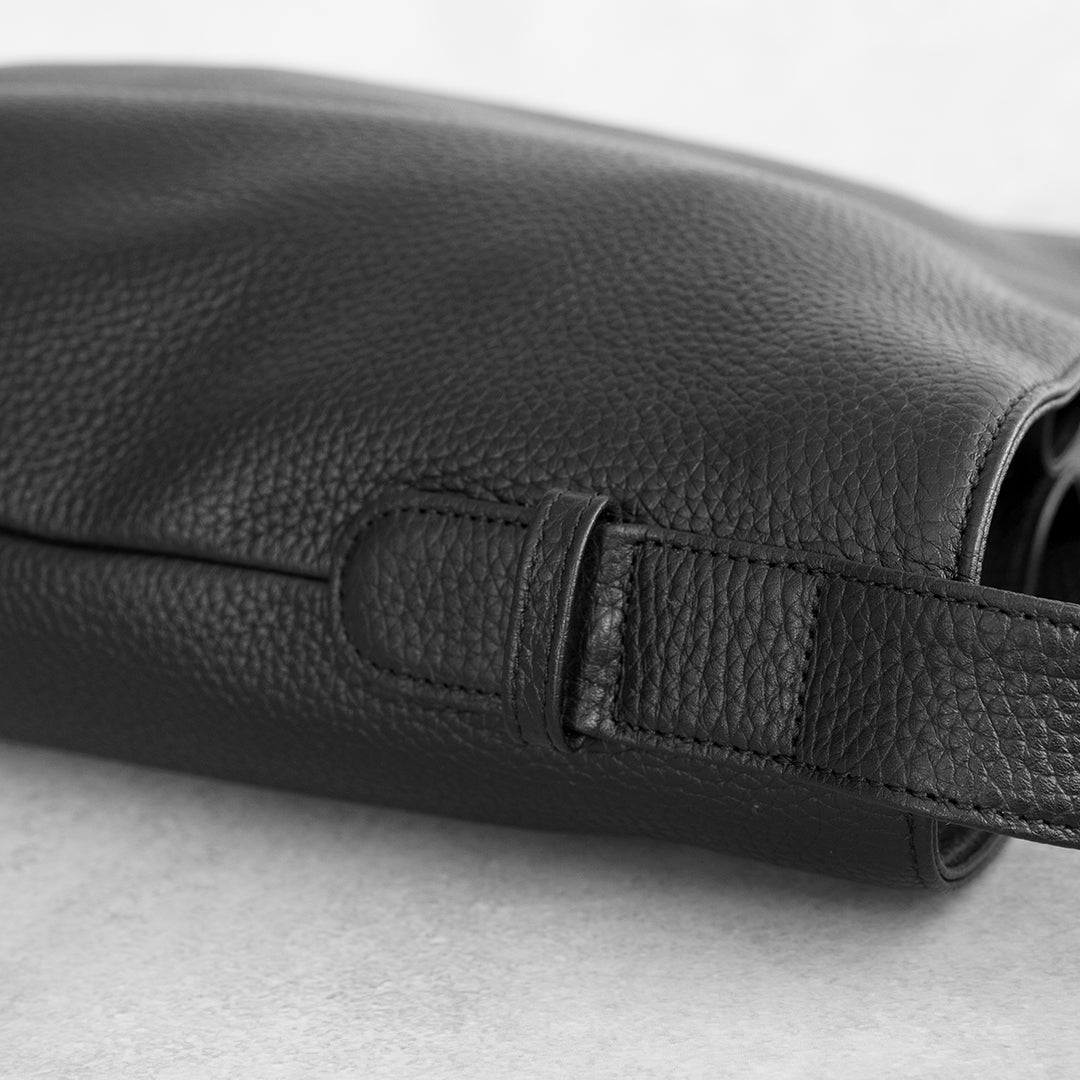 Leather Tote Black