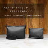 中型黑色皮革挎包