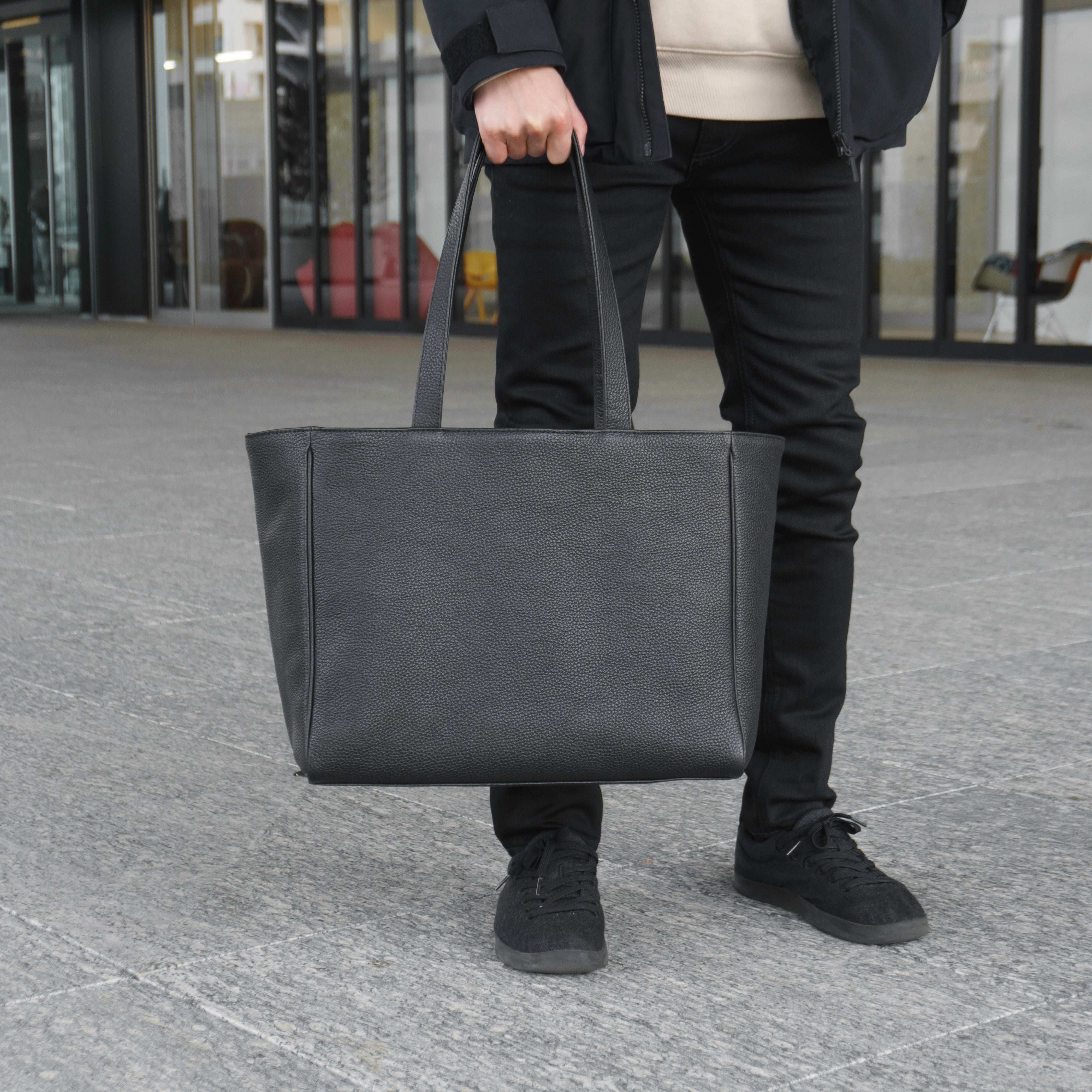 Soft Large Tote Black