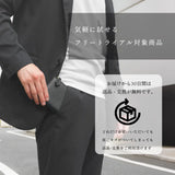 純縮水皮革 L 拉鍊皮夾 黑色