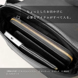 フラップミニショルダーバッグ ブラック