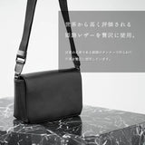 フラップミニショルダーバッグ ブラック