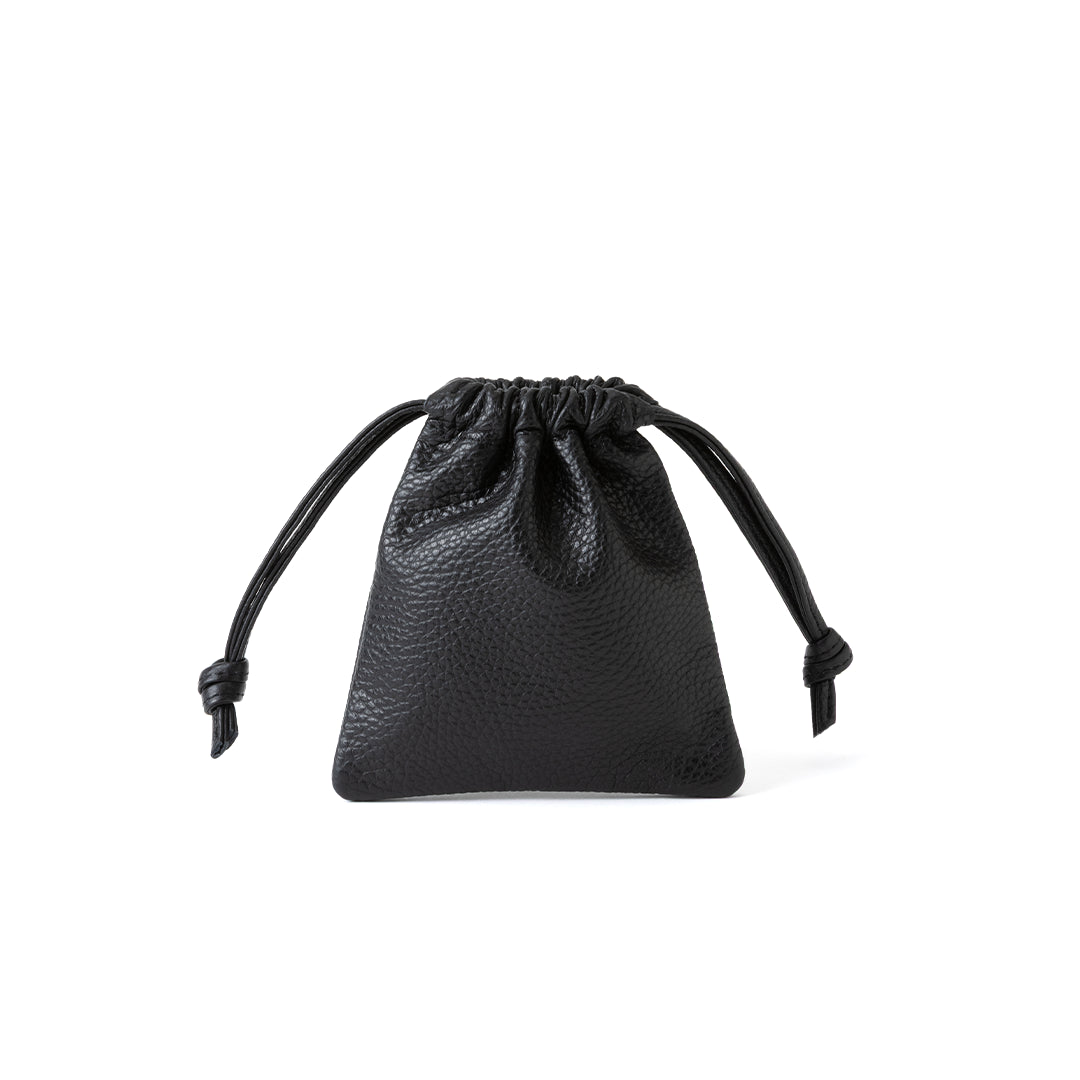 Drawstring Pouch S Black