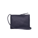 Navy Leather Sacoche