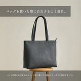 防水皮革手提包,黑色