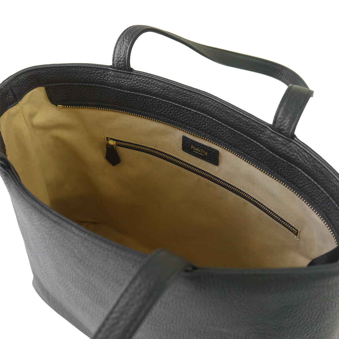 レザートート ブラック