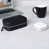 スクエアポーチ ブラック