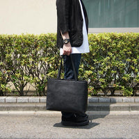 黑色皮革手提包