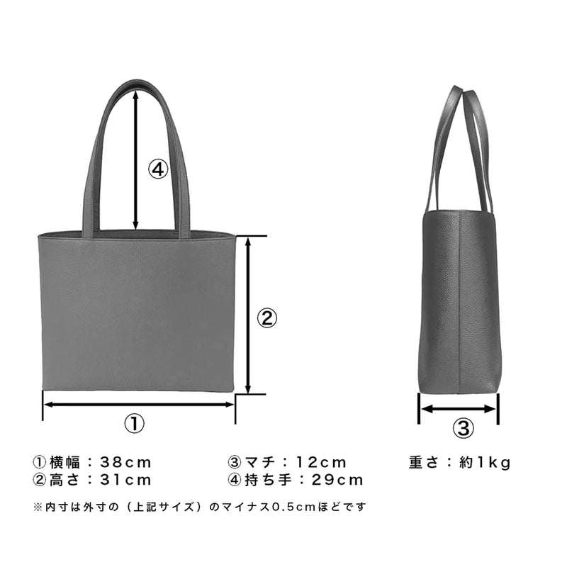 HushTug レザー トート ダークグレー ハッシュタグ 現行品 レザートート ダークグレー – HushTug