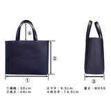 Navy Zip Mini Tote