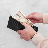 ピュアシュリンクレザー オールインウォレット ブラック