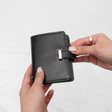 二つ折りウォレット ブラック