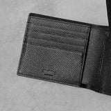 ピュアシュリンクレザー オールインウォレット ブラック