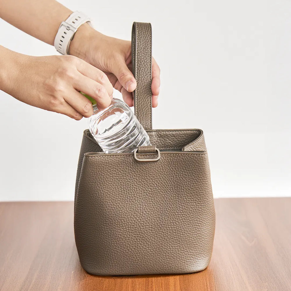 巾着レザーバッグ トープ – HushTug 巾着レザーバッグ トープ – HushTug