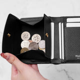 二つ折りウォレット ブラック