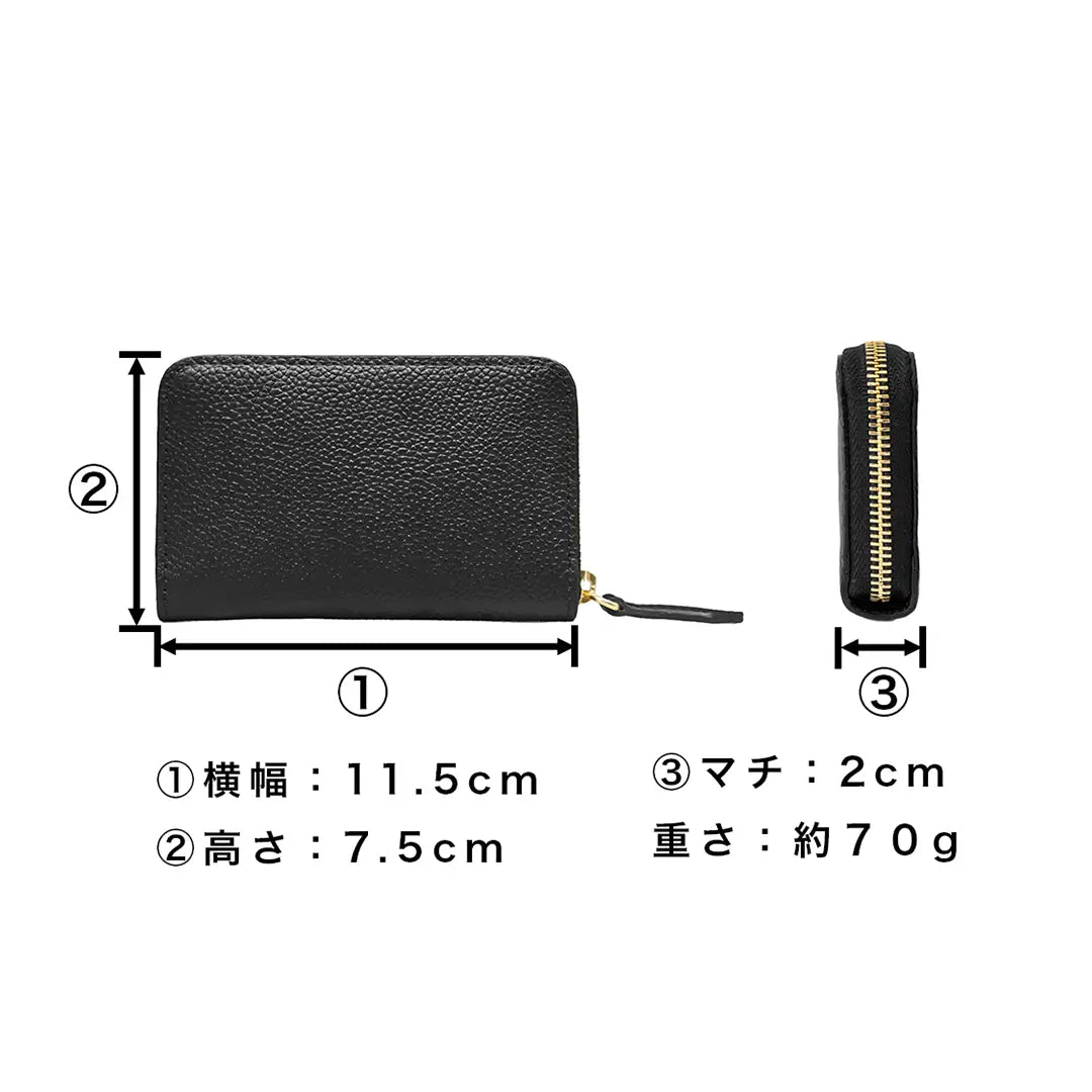 Pure Shrink Leather Smart Wallet Black