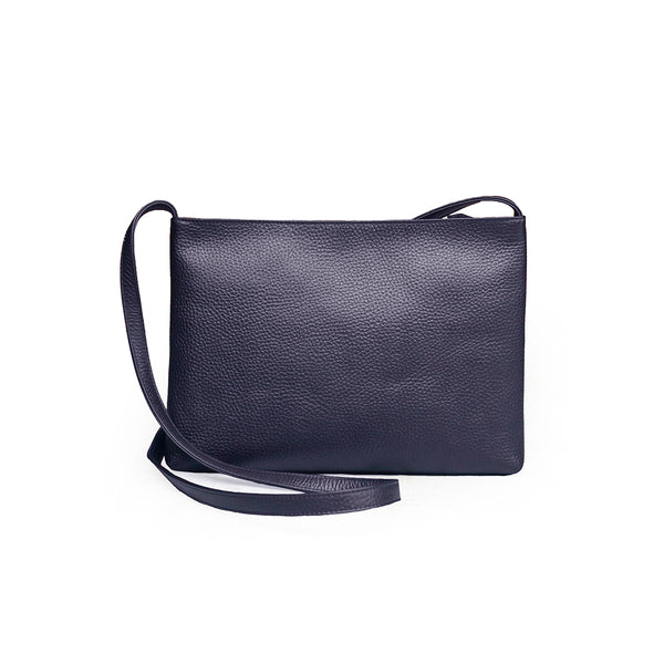 【極美品✨️】Hush Tug サコッシュ ショルダーバッグ レザー 本革 黒 レザーサコッシュ ミディアム ネイビー – HushTug