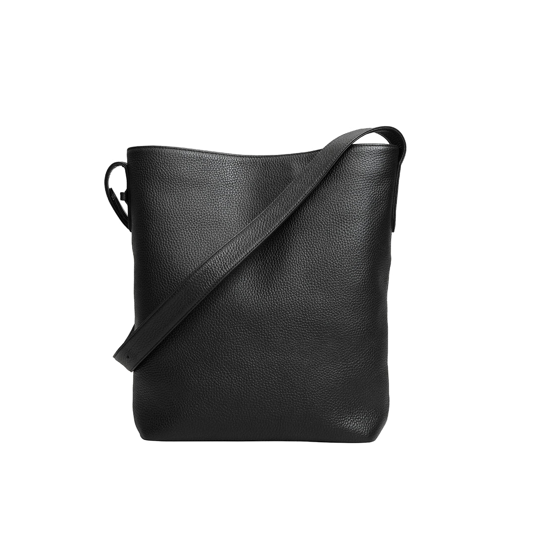 Leather Tote Black
