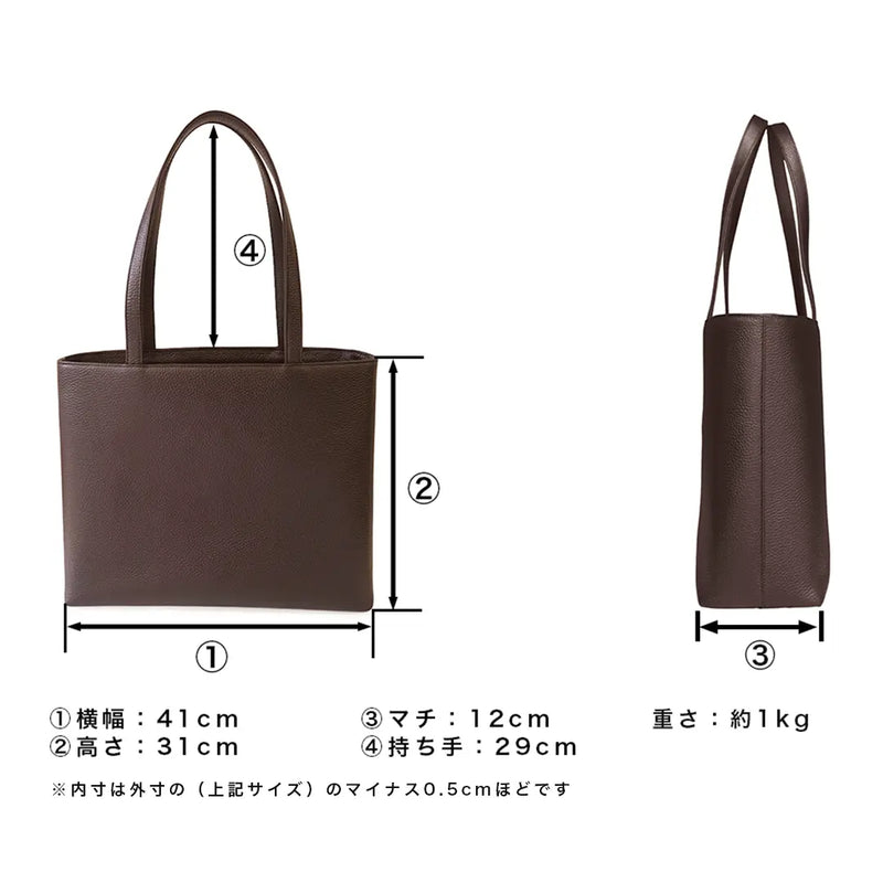ダークブラウン レザートートバッグ ティーケー タケオ キクチ tk.TAKEO KIKUCHI 【WEB限定】レザー