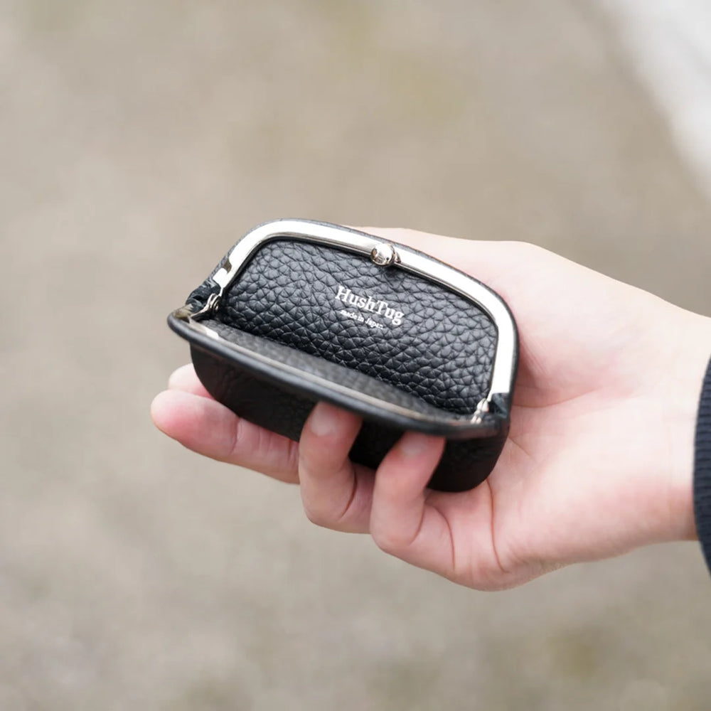 がま口 ウォレット ブラック – HushTug