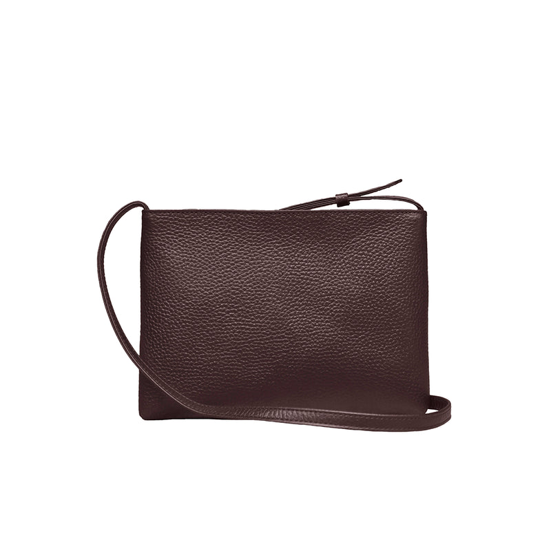 レザーサコッシュ ブラウン – HushTug レザーサコッシュ ブラウン – HushTug