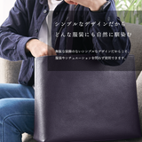 レザートート ネイビー