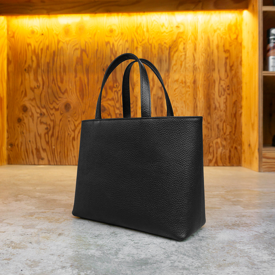 [New] Zip Mini Tote, Black