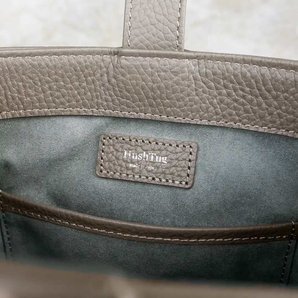 巾着レザーバッグ トープ – HushTug