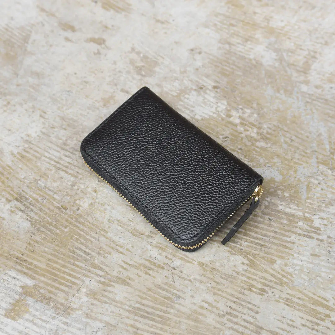 Pure Shrink Leather Smart Wallet Black