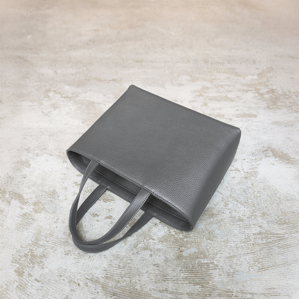 ジップミニトート ダークグレー – HushTug