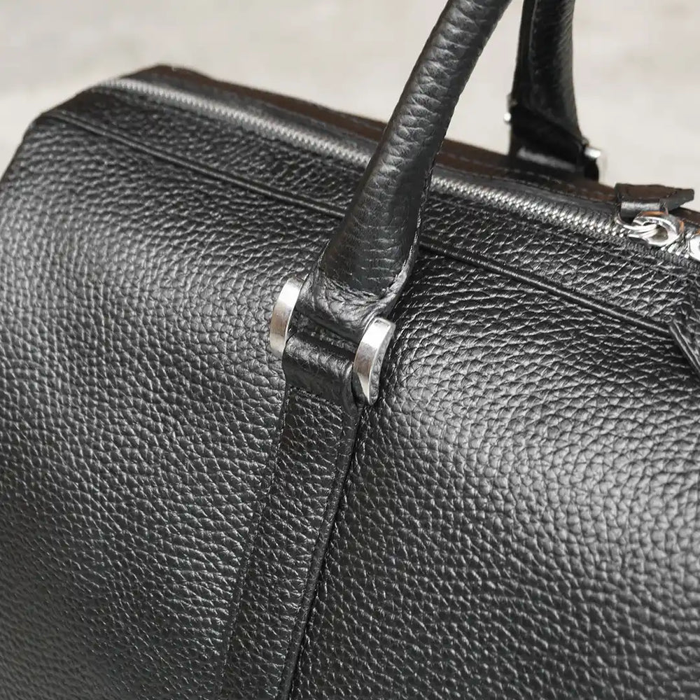 ミニボストンバッグ ブラック – HushTug